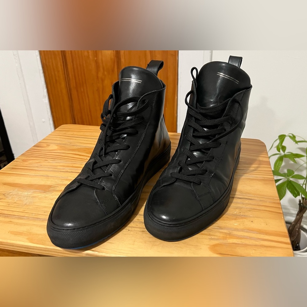 Uri Minkoff Leather High-Top Sneakers